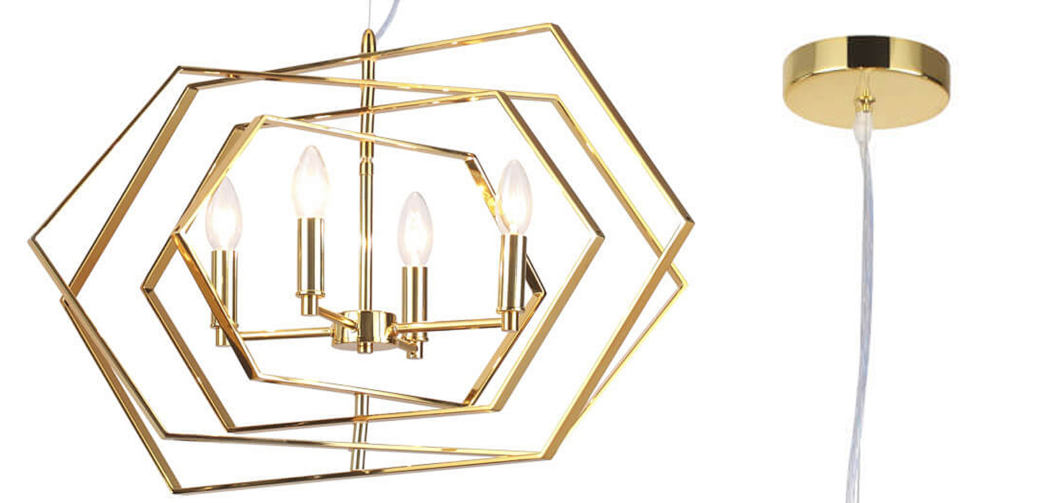 Люстра Damaris Chandelier gold Люстра Damaris Chandelier gold - Loft-Concept во Владивостоке
