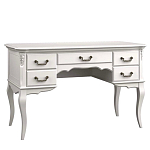 Стол рабочий белый из массива бука с 5-ю ящиками White Provence варинант исполнения - 1 | Loft Concept во Владивостоке