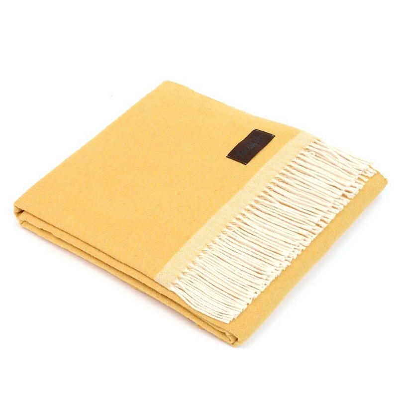 Плед SARA 7000 Marzotto Желтый во Владивостоке | Loft Concept 