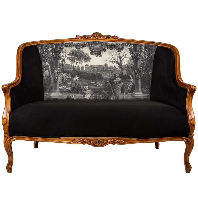 Диван Monceau Sofa Коричневый Черно-белый во Владивостоке | Loft Concept 