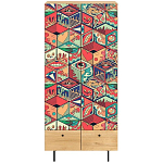 Шкаф с принтом Dominoes варинант исполнения - 2 | Loft Concept во Владивостоке