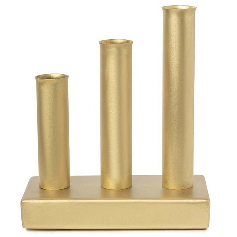 Подсвечник Candleholder Mod Золотой Прозрачный Подсвечник Candleholder Mod Золотой Прозрачный во Владивостоке | Loft Concept