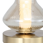 Настольная лампа светодиодная с волнообразным стеклянным плафоном Amphora of Light варинант исполнения - 4 | Loft Concept во Владивостоке