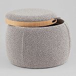 Пуф-трансформер Люкке с крышкой серый варинант исполнения - 2 | Loft Concept во Владивостоке