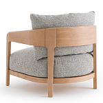 Кресло с каркасом из массива ясеня Deniaud Ash Grey Armchair варинант исполнения - 3 | Loft Concept во Владивостоке