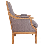 Кресло William Classical Armchair grey flax варинант исполнения - 1 | Loft Concept во Владивостоке