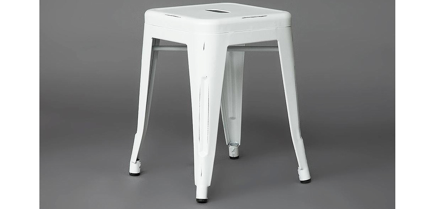 Табурет Tolix white metal Табурет Tolix white metal - Loft-Concept во Владивостоке