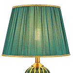 Настольная лампа с абажуром Celestina Green  Gold Lampshade Table Lamp варинант исполнения - 3 | Loft Concept во Владивостоке