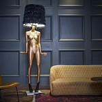 Лампа MANNEQUIN LAMP с абажуром модельный позинг варинант исполнения - 2 | Loft Concept во Владивостоке