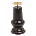 Подсвечник из натурального камня змеевик чёрного цвета Stone Candlestick варинант исполнения - 2 | Loft Concept во Владивостоке