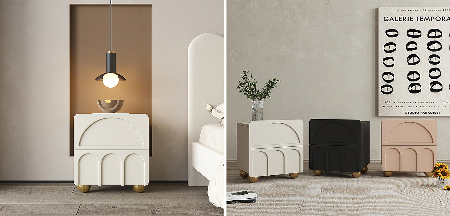 Тумба Arch Nightstand Beige Тумба Arch Nightstand Beige - Loft-Concept во Владивостоке