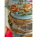 Ваза с птичкой из фарфора с бронзовыми элементами Garden of Eden варинант исполнения - 10 | Loft Concept во Владивостоке