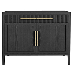 Буфет Primo с двумя ящиками и двумя фасадами Черный дуб варинант исполнения - 1 | Loft Concept во Владивостоке