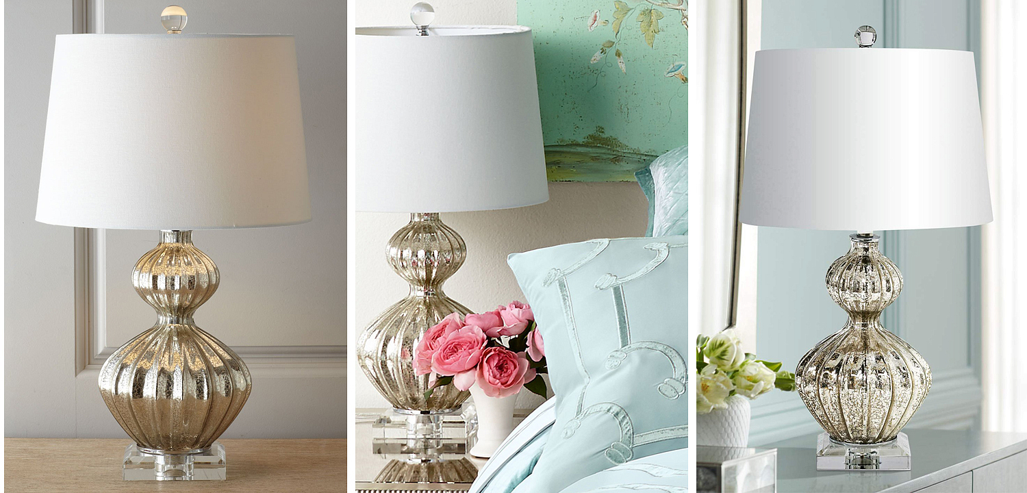 Настольная лампа Loraine Silver Table lamp Настольная лампа Loraine Silver Table lamp - Loft-Concept во Владивостоке