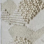 Панно из шерсти и хлопка с узором Beige Calista Serene варинант исполнения - 7 | Loft Concept во Владивостоке