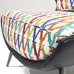 Кресло с цветным принтом Colorful Print Armchair варинант исполнения - 3 | Loft Concept во Владивостоке