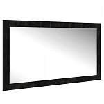 Зеркало настенное прямоугольное цвета угольный камень Stone Effect варинант исполнения - 1 | Loft Concept во Владивостоке