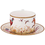 Чайная пара из фарфора 300 мл Hunting Porcelain Collection варинант исполнения - 2 | Loft Concept во Владивостоке