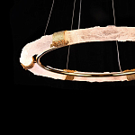 Люстра в форме кольца с золотым декором Warm Heavenly Light варинант исполнения - 6 | Loft Concept во Владивостоке