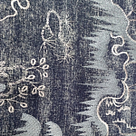 Мебельная ткань Вышивка серый цвет 130 см T2-39 варинант исполнения - 2 | Loft Concept во Владивостоке