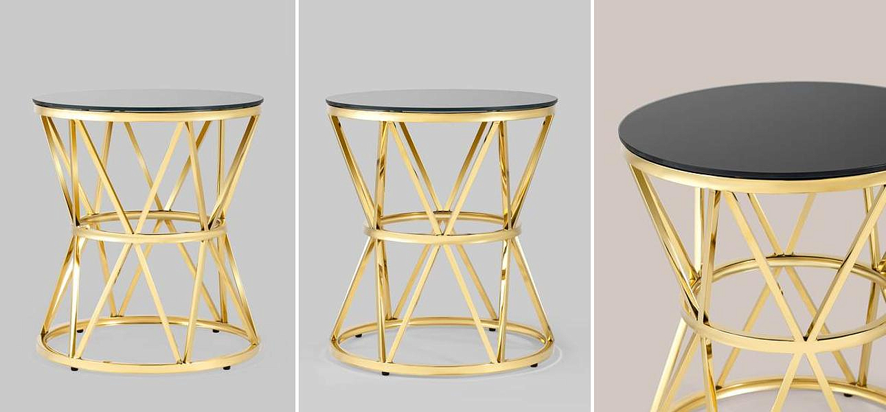 Стол приставной Beranger Collection Gold Стол приставной Beranger Collection Gold - Loft-Concept во Владивостоке