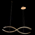 Люстра волнистой формы с фактурным хрустальным плафоном Light Delight варинант исполнения - 4 | Loft Concept во Владивостоке