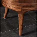 Прикроватный столик из дерева с 2-мя ящиками Moon Walnut Furniture варинант исполнения - 7 | Loft Concept во Владивостоке