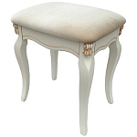 Пуф из массива дерева с велюровой обивкой Pascal French Seating варинант исполнения - 1 | Loft Concept во Владивостоке