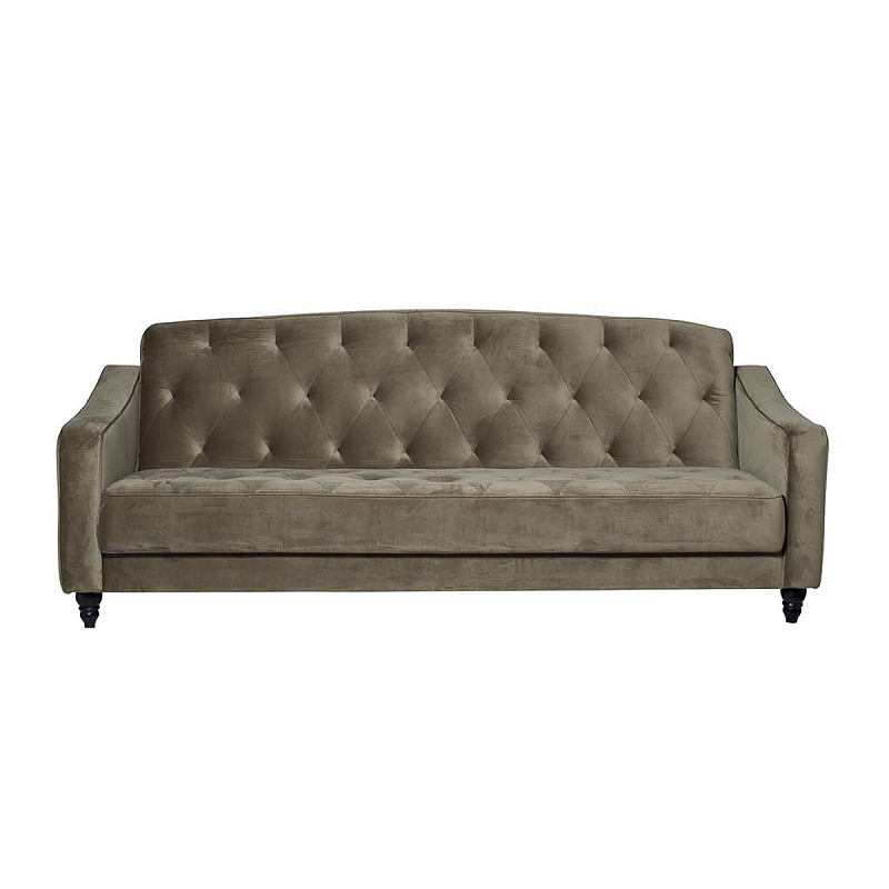 Диван Abbyson Emily Tufted Sofa Olive Оливковый Диван Abbyson Emily Tufted Sofa Olive Оливковый во Владивостоке | Loft Concept