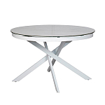 Стол обеденный раскладной круглый White Ceramic Table варинант исполнения - 2 | Loft Concept во Владивостоке