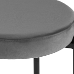 Табурет с мягким круглым сиденьем RIO Grey варинант исполнения - 3 | Loft Concept во Владивостоке