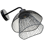 Бра с сетчатым металлическим абажуром Black Mesh Lampshade варинант исполнения - 4 | Loft Concept во Владивостоке