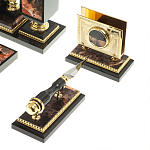 Настольный письменный набор из яшмы и долерита с декором в виде коня Manager Organizer варинант исполнения - 7 | Loft Concept во Владивостоке