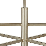 Люстра с 6-ю белыми матовыми плафонами из стекла в форме цилиндра Longitude варинант исполнения - 2 | Loft Concept во Владивостоке