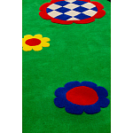 Дизайнерский ковер с цветами Poltronova Tappeto Prato Rug варинант исполнения - 4 | Loft Concept во Владивостоке