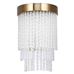 Бра с прозрачными стеклянными трубочками и металлическим основанием Nembus варинант исполнения - 1 | Loft Concept во Владивостоке