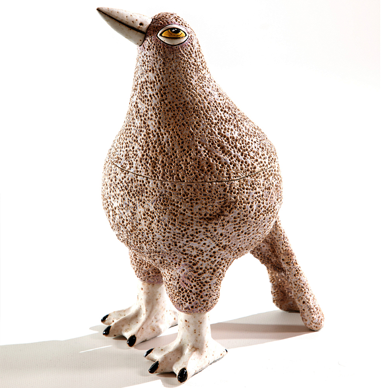 Ваза декоративная в виде Птицы Vase Songbird Коричневый во Владивостоке | Loft Concept 