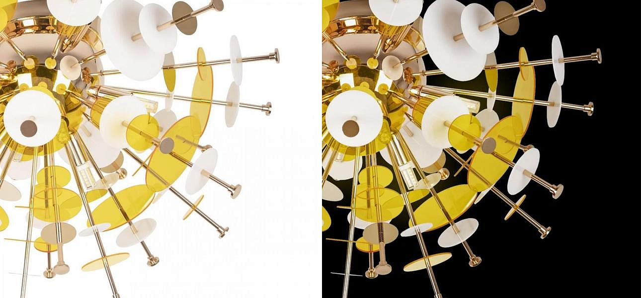 Потолочный светильник Dandelion Yellow диаметр 60 Потолочный светильник Dandelion Yellow диаметр 60 - Loft-Concept во Владивостоке