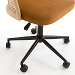 Офисное кресло из велюра и ротанга Eilwen Rattan Wicker Chair варинант исполнения - 5 | Loft Concept во Владивостоке