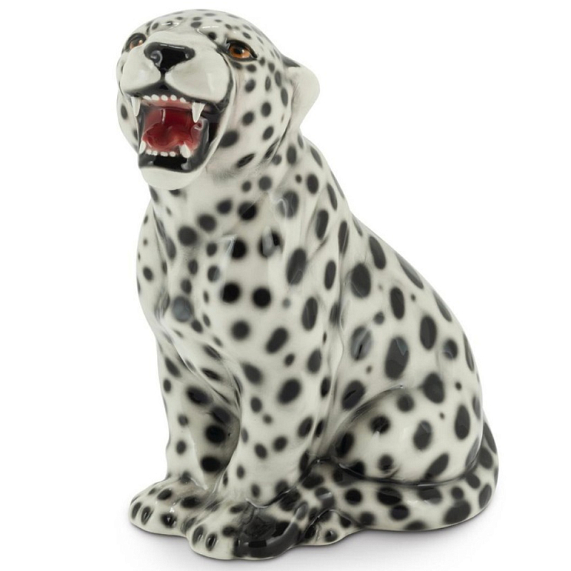 Статуэтка Cheetah Белый Черный Коричневый Статуэтка Cheetah Белый Черный Коричневый во Владивостоке | Loft Concept