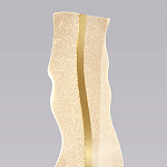 Торшер с изогнутым каркасом Golden Wave варинант исполнения - 3 | Loft Concept во Владивостоке