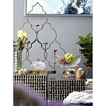 Конфетница прозрачная стеклянная на бронзовых ножках в виде морских коньков с крышкой в виде ракушки Eden Garden варинант исполнения - 6 | Loft Concept во Владивостоке