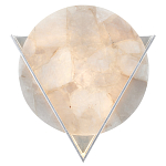 Бра светодиодное с диском из кварца Vendetta варинант исполнения - 1 | Loft Concept во Владивостоке