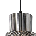 Подвесной светильник со стеклянным рифленым плафоном цилиндрической формы Eliara 13 варинант исполнения - 12 | Loft Concept во Владивостоке