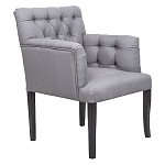 Кресло Addison Chic Armchair grey flax варинант исполнения - 1 | Loft Concept во Владивостоке