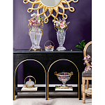 Ваза прозрачная с бронзовыми ручками в виде ангелов Eden Garden варинант исполнения - 6 | Loft Concept во Владивостоке