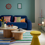 Настенное зеркало в зеленой раме Nya Green Mirror варинант исполнения - 5 | Loft Concept во Владивостоке