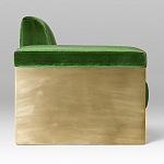 Эксклюзивный Диван в стиле Арт-деко Phoenix с элегантными латунными элементами  варинант исполнения - 2 | Loft Concept во Владивостоке