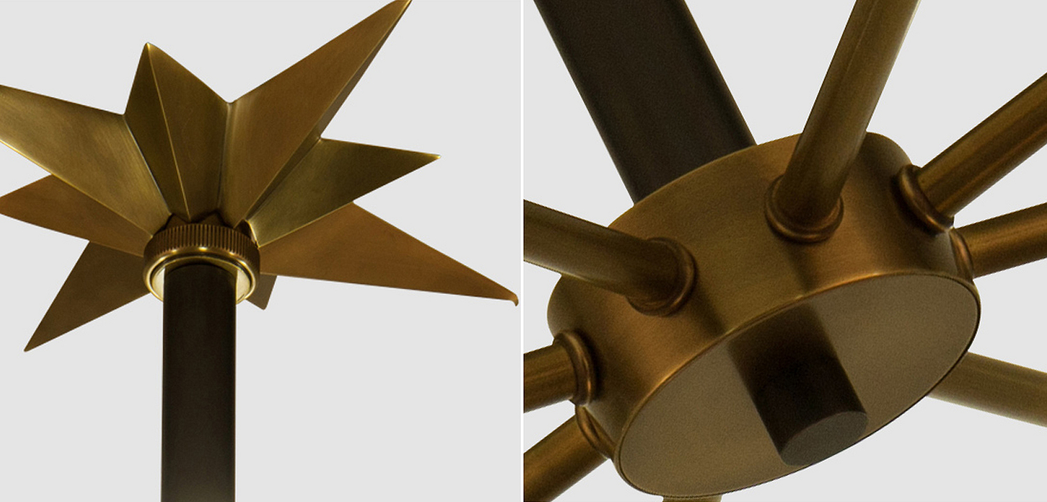 Люстра Base Star Chandelier Люстра Base Star Chandelier - Loft-Concept во Владивостоке