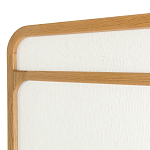 Ширма из массива дуба и ткани Arcuri Screen варинант исполнения - 3 | Loft Concept во Владивостоке